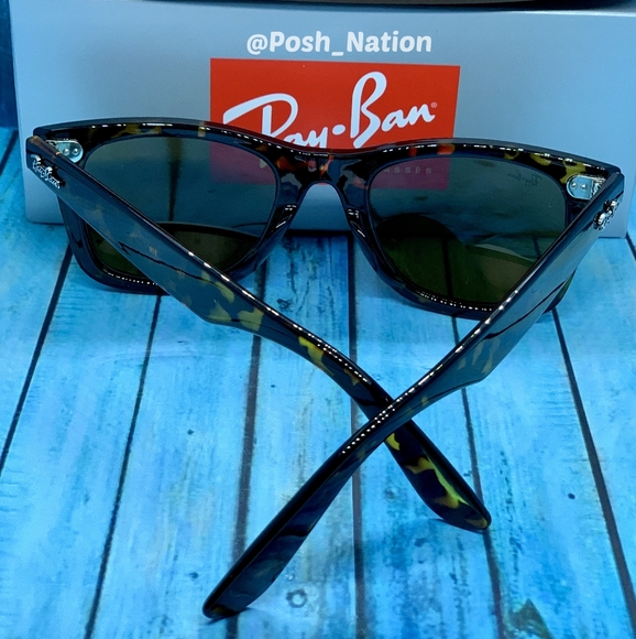 FREE SHIPPING RayBan Wayfarer Tortoise Brown RB2140 Classic New - Picture 8 of 14